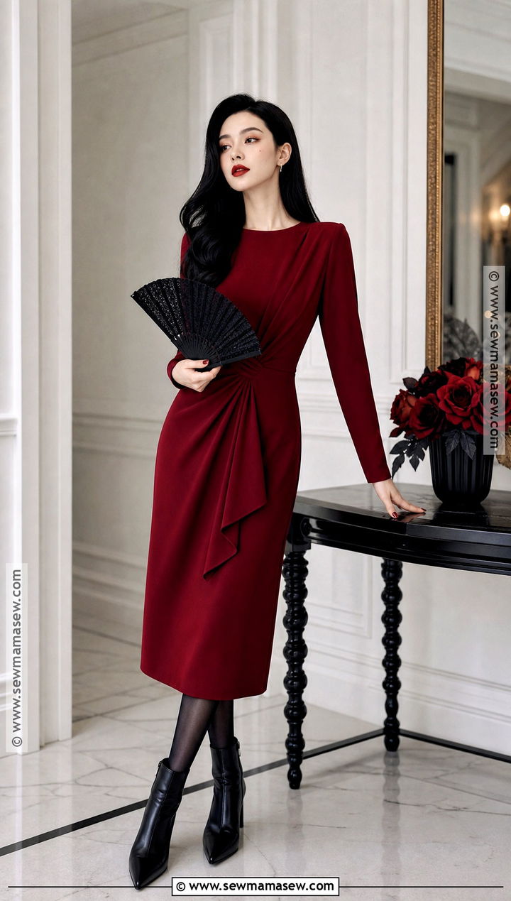 Tomie Red Midi Dress Cosplay - 45 tomie cosplay ideas