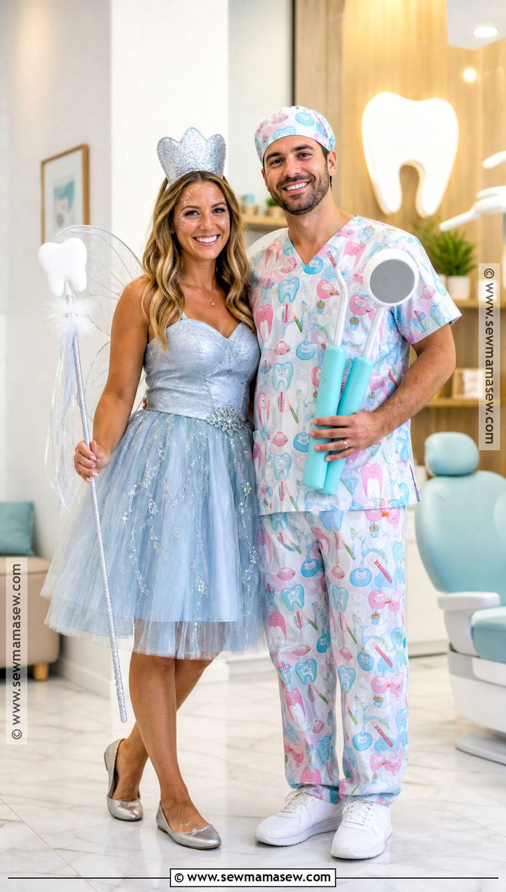 Tooth Fairy And Dentist Couple Costume - 30 unique couple costumes