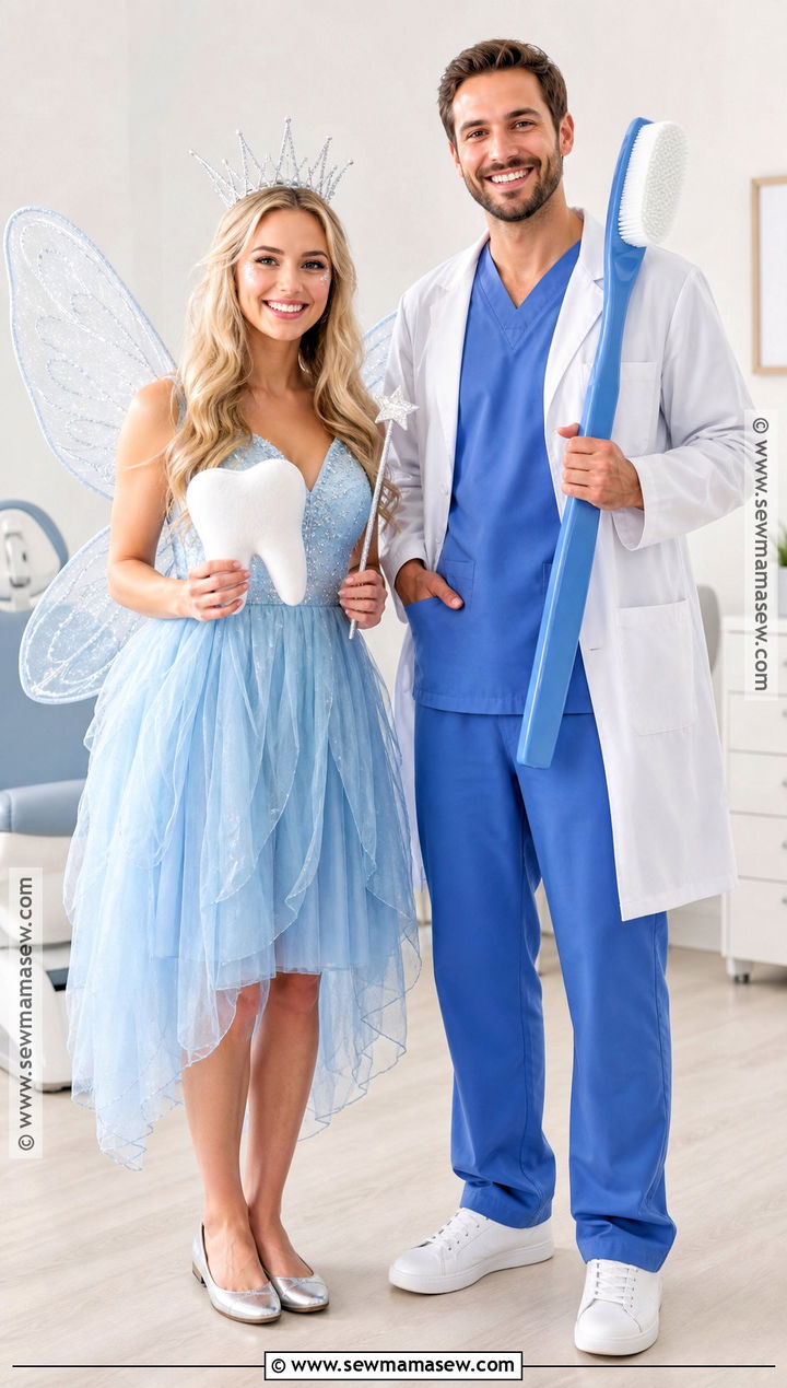 Tooth Fairy And Dentist Couples Costume - 40 creative couples costumes