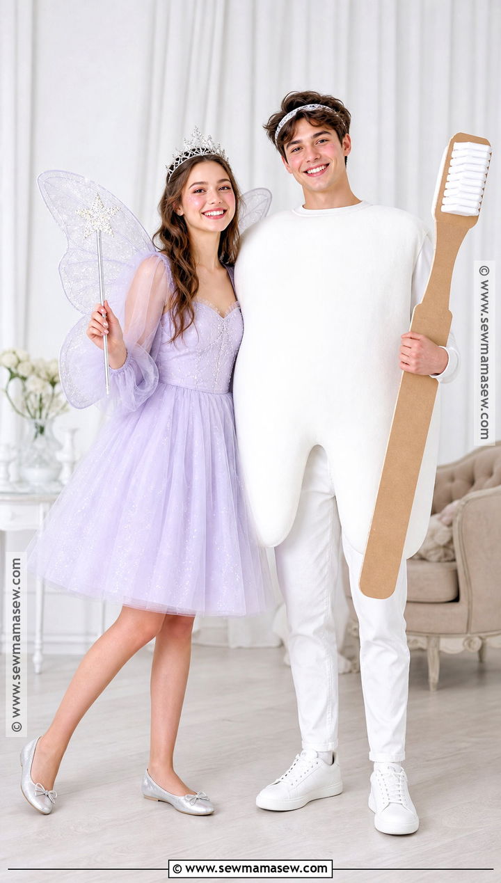 Tooth Fairy And Tooth Costume - 40 duo costume ideas for best friends