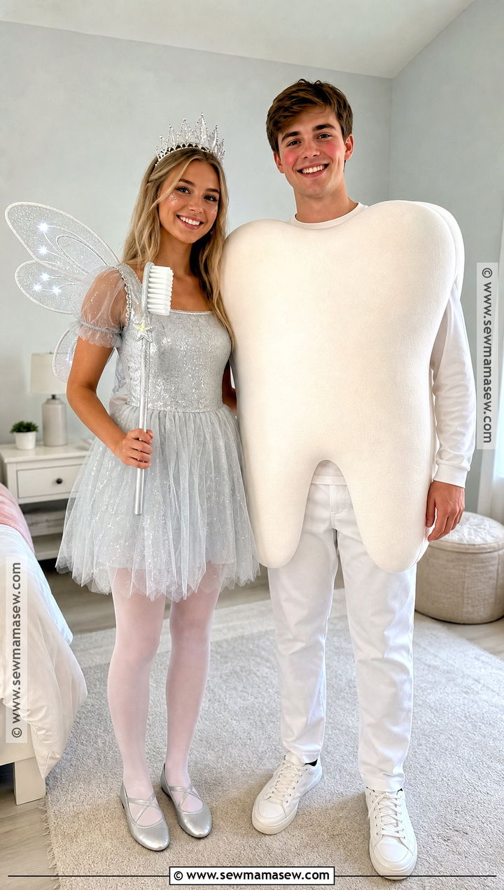 Tooth Fairy And Tooth Costume - 30 costumes for 2