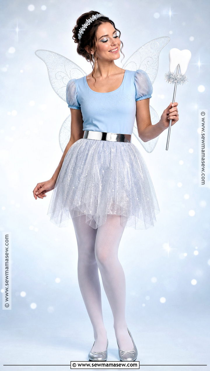 Tooth Fairy Costume With Silver Tutu - 45 cute costumes