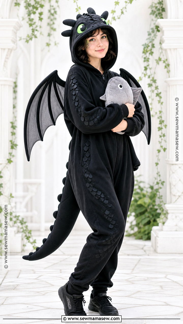Toothless Black Dragon Costume - 30 Trending Halloween Costumes