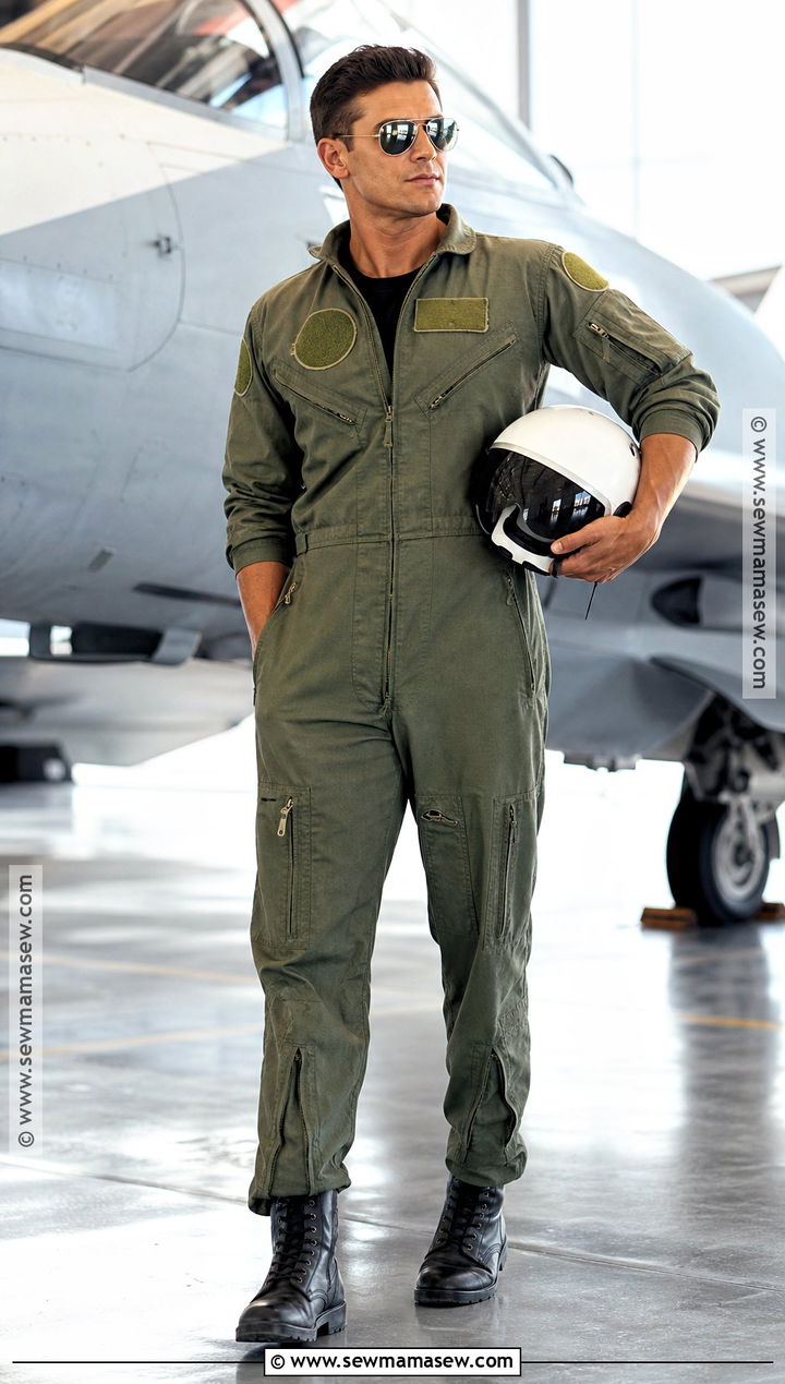 Top Gun Pilot Costume With Flight Suit - 30 men's halloween costumes