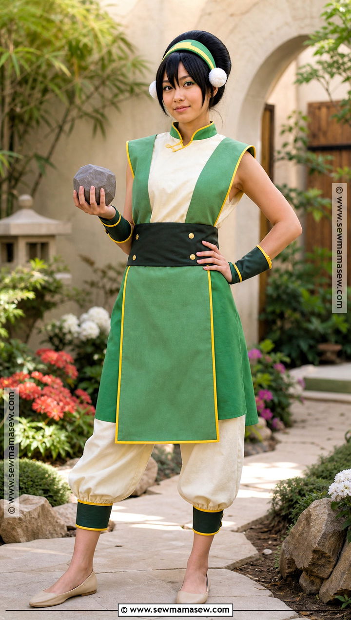 Toph Earth Kingdom Costume - 30 Avatar Costume Ideas