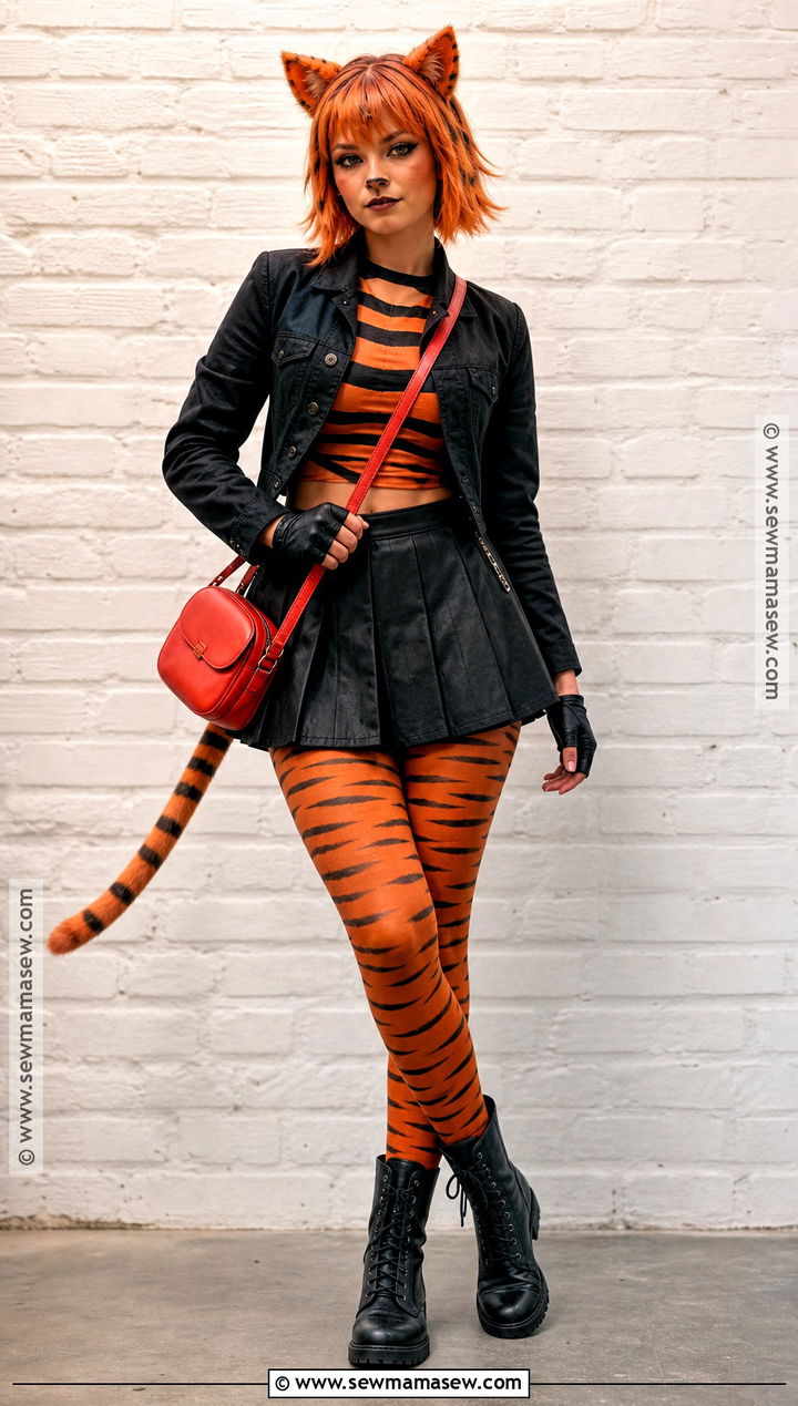 Toralei Stripe Orange Cat Costume - 50 monster high halloween costumes