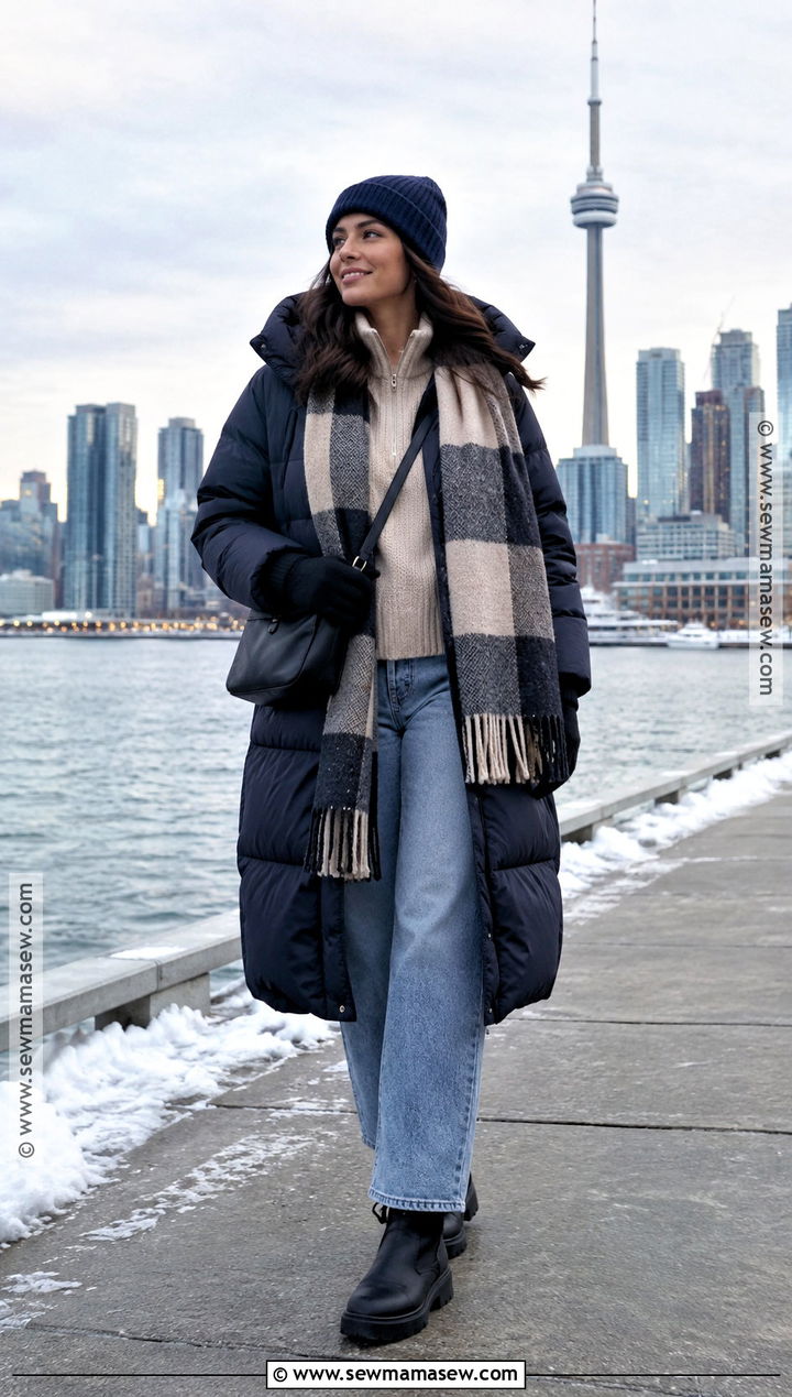 Toronto November Long Puffer Outfit - 15 toronto november outfit ideas
