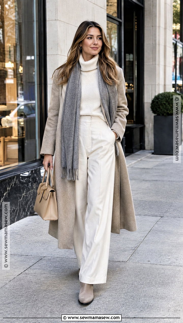 Toronto November Monochrome Outfit - 15 toronto november outfit ideas