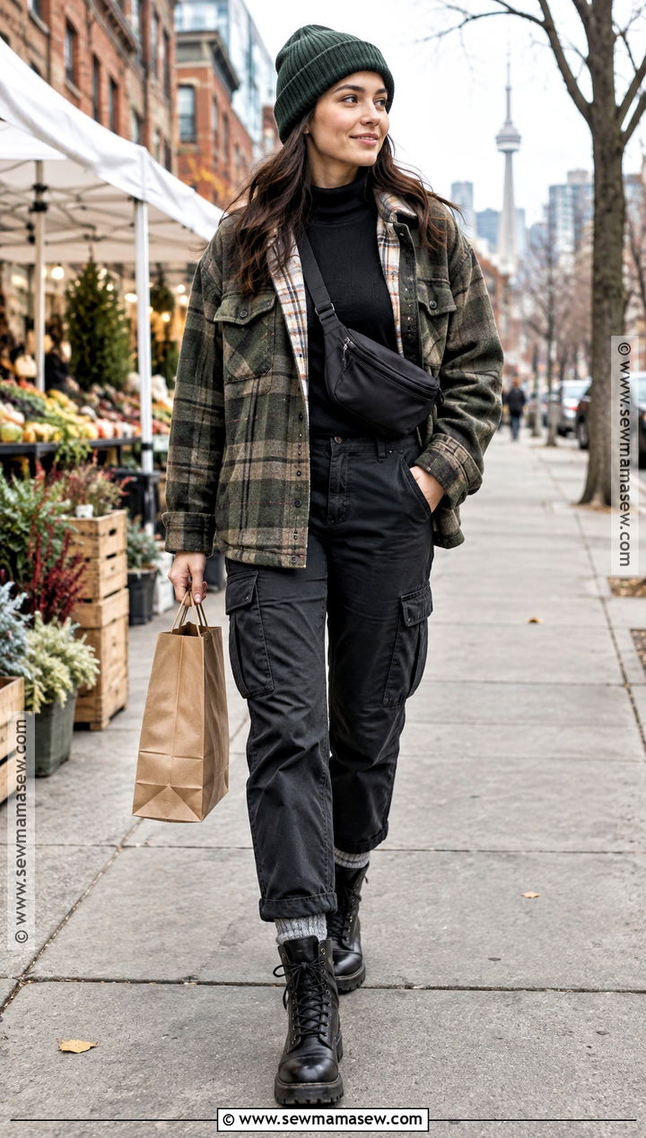 Toronto November Shacket Outfit - 15 toronto november outfit ideas