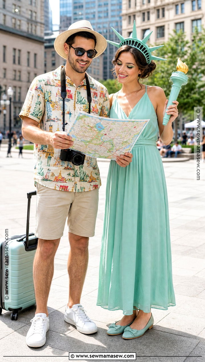 Tourist And Landmark Couple Costume - 35 tourist costume ideas