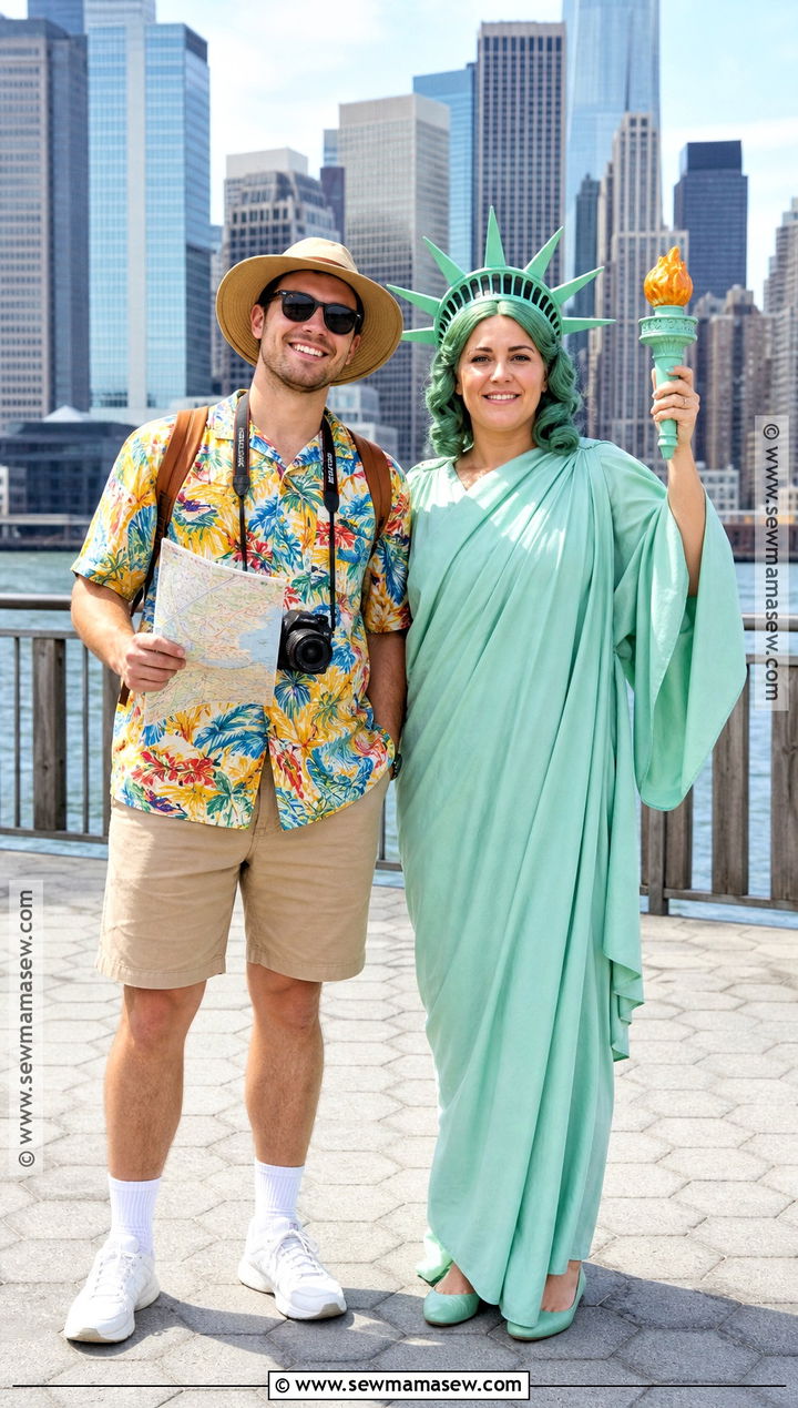 Tourist And Statue Of Liberty Costume - 40 halloween costumes for 2