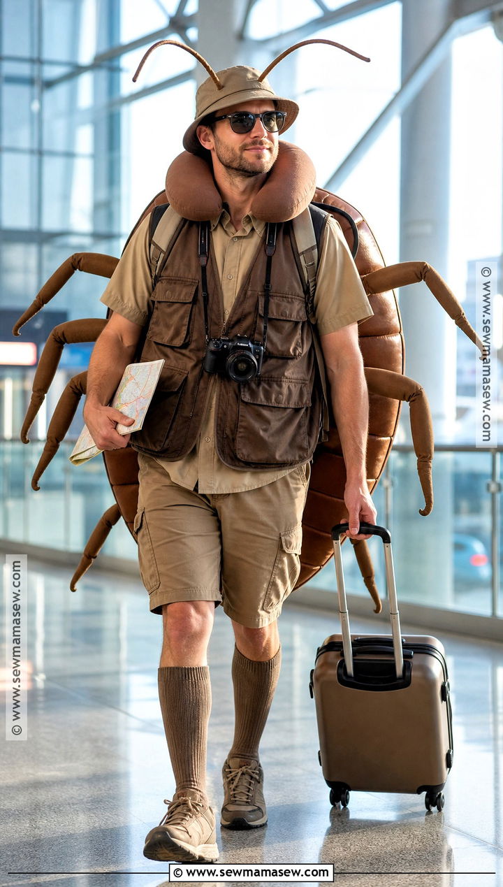 Tourist Bed Bug Costume - 30 Bed Bug Halloween Costume Ideas