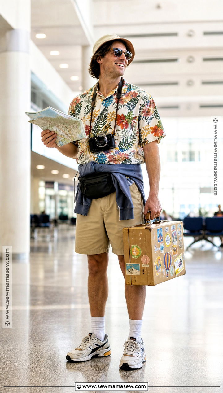 Tourist Costume With Floral Shirt - 30 Costume Ideas For Halloween