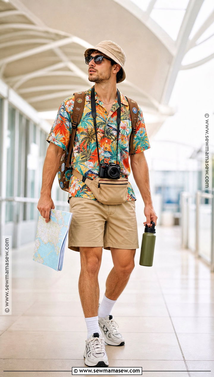 Tourist Costume With Hawaiian Shirt - 30 costumes for guys