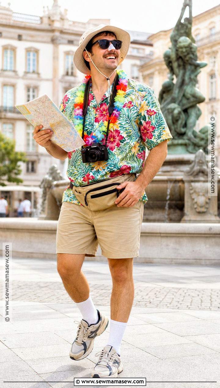 Tourist Costume With Hawaiian Shirt - 30 easy men halloween costumes for guys