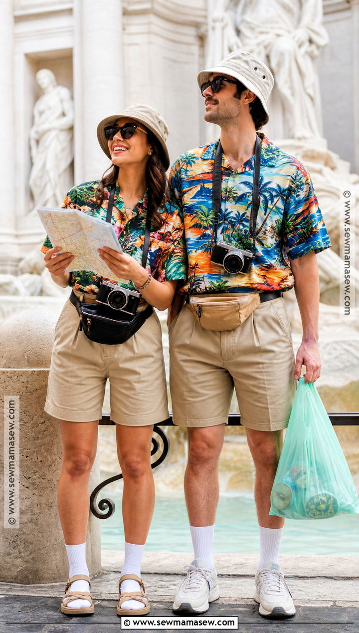 Tourist Couple Costume - 35 matching couple costumes