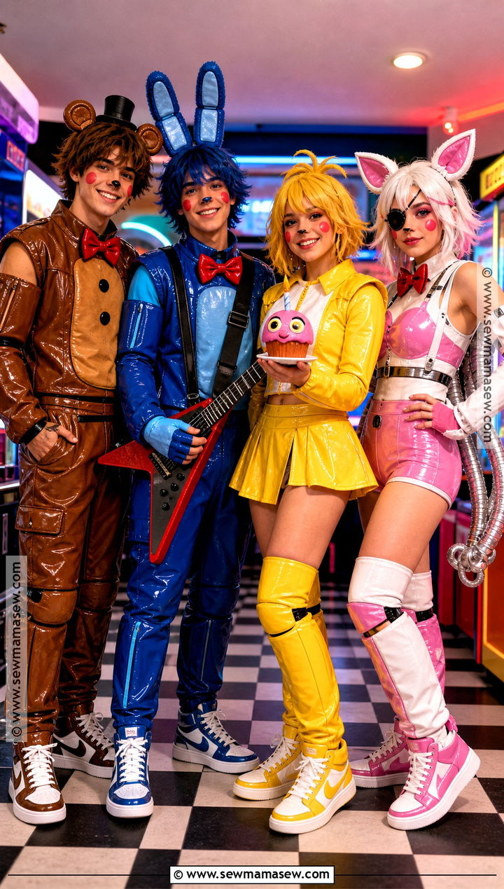 Toy Animatronic FNAF Group Costume - 30 fnaf group costume ideas