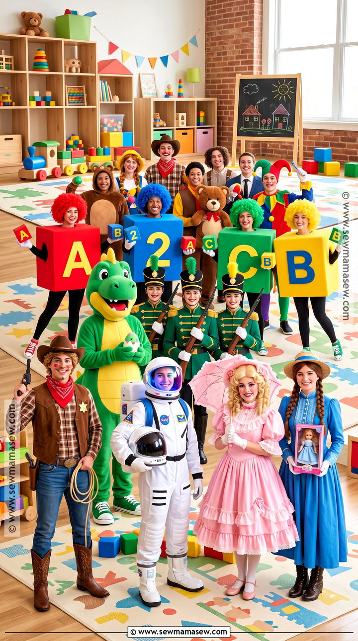 Toy Box Character Group Costume - 35 big group costume ideas