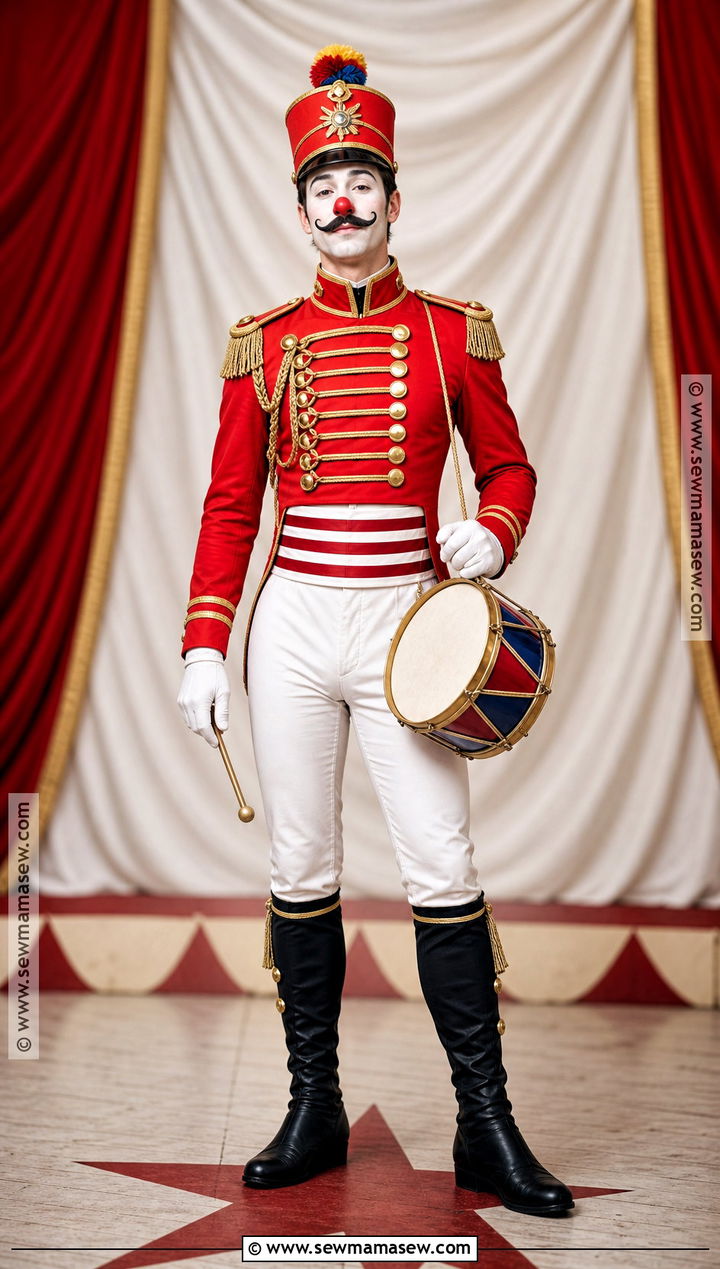Toy Soldier Clown Costume - 30 Clown Costume Ideas for Men