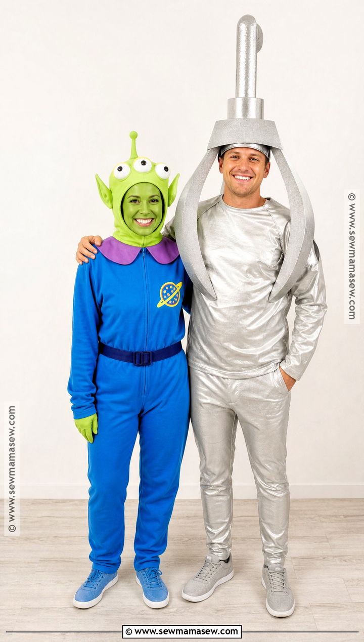 Toy Story Alien And Claw Couple Costume - 40 toy story alien costume ideas
