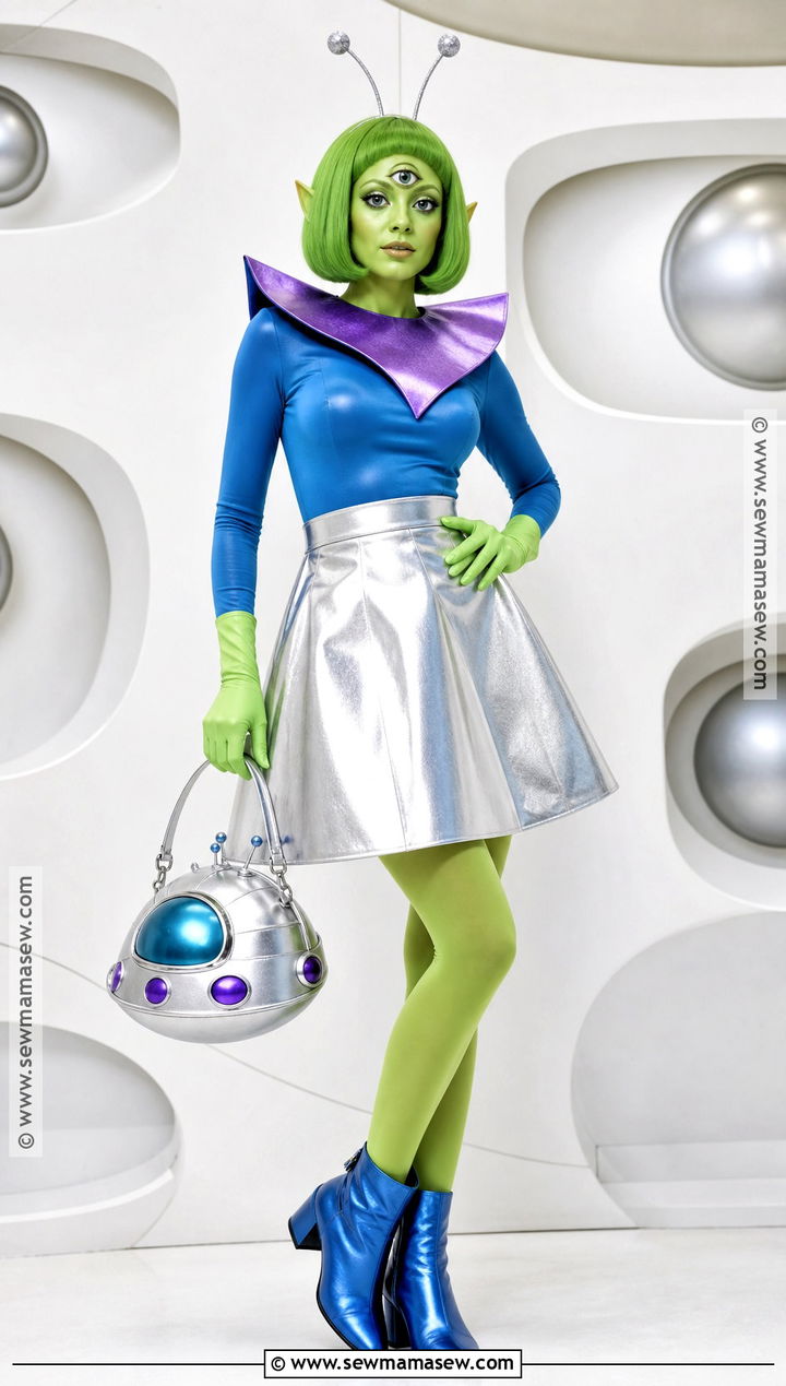 Toy Story Alien Costume With Silver Skirt - 40 toy story alien costume ideas