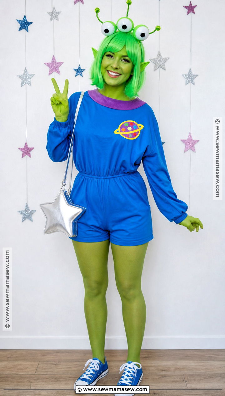 Toy Story Alien Costume With Three Eye Headband - 40 toy story alien costume ideas