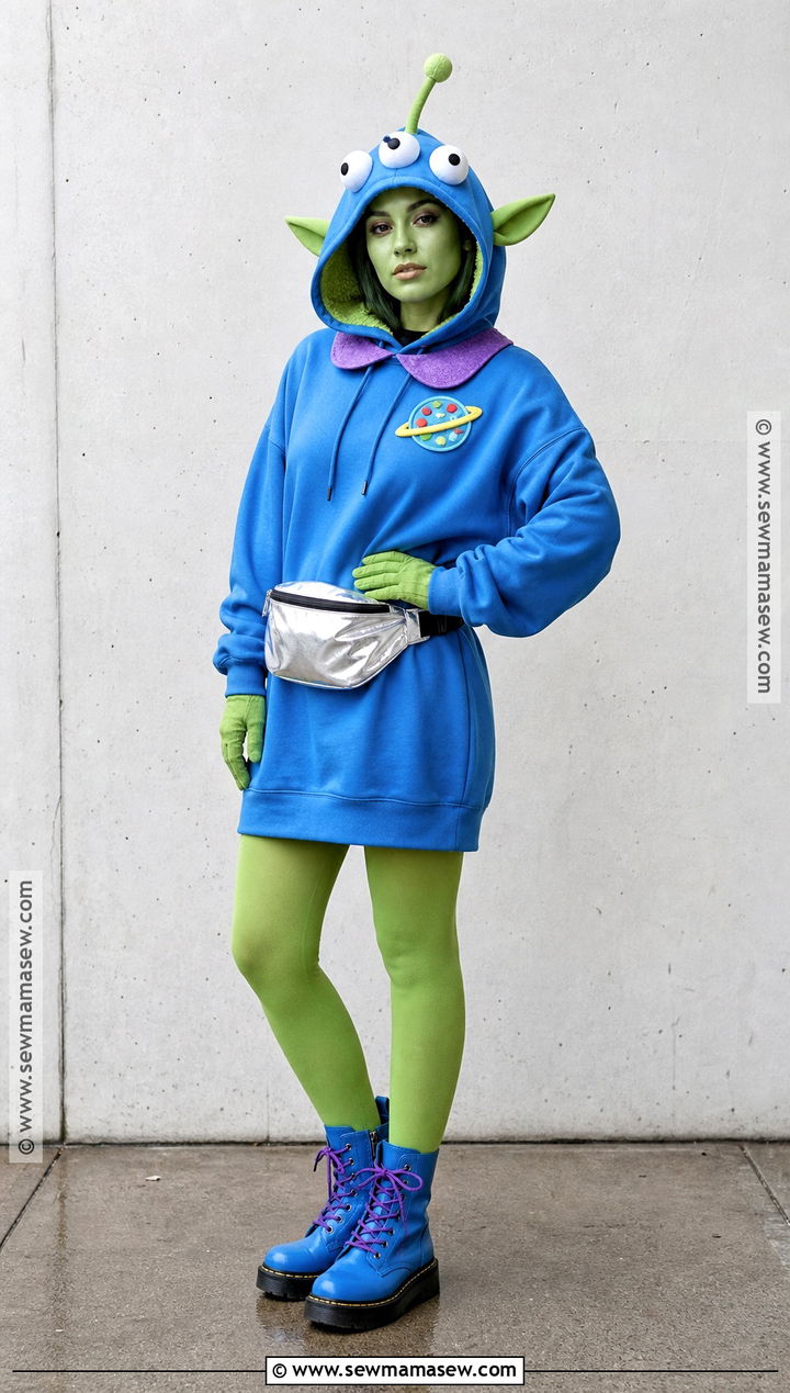 Toy Story Alien Hoodie Dress Costume - 40 toy story alien costume ideas