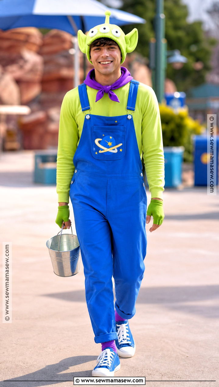 Toy Story Alien Overalls Costume - 30 aliens from toy story costume ideas
