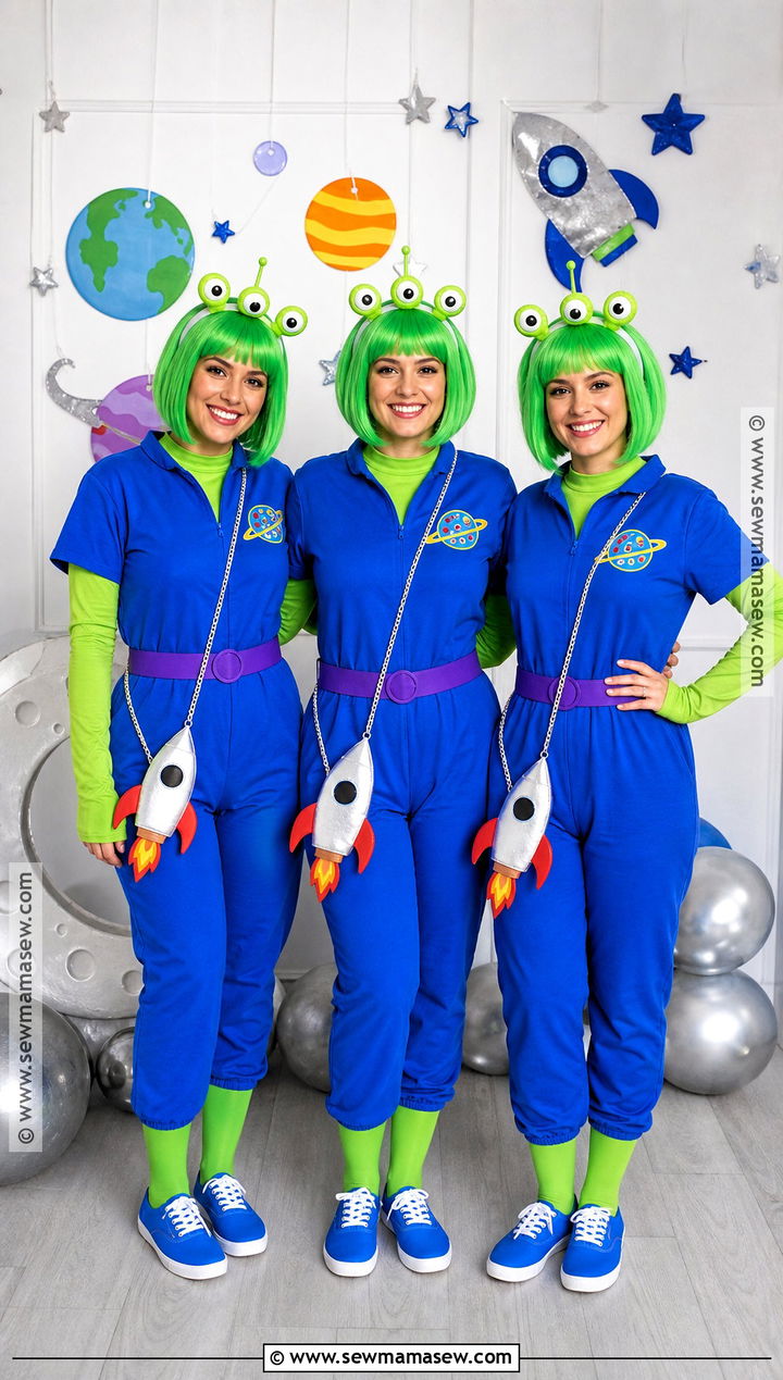 Toy Story Alien Trio Costume - 35 Trio Halloween Costumes for Women