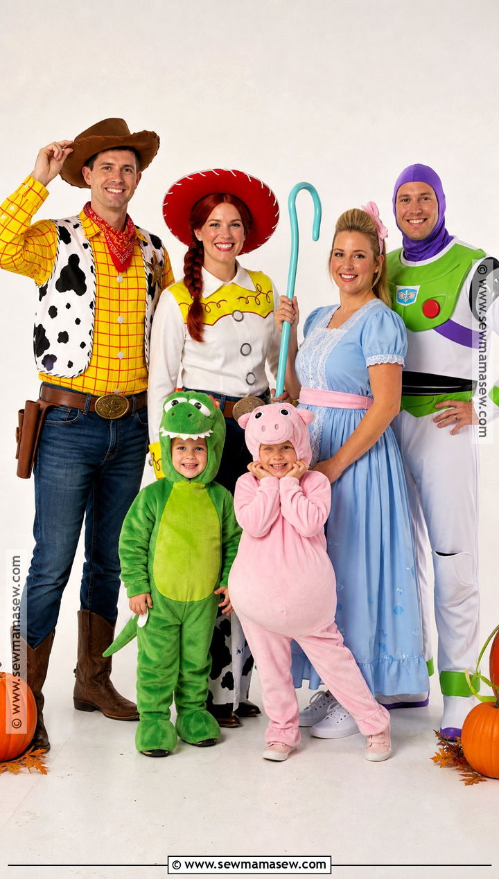 Toy Story Character Group Costume - 50 group costume ideas