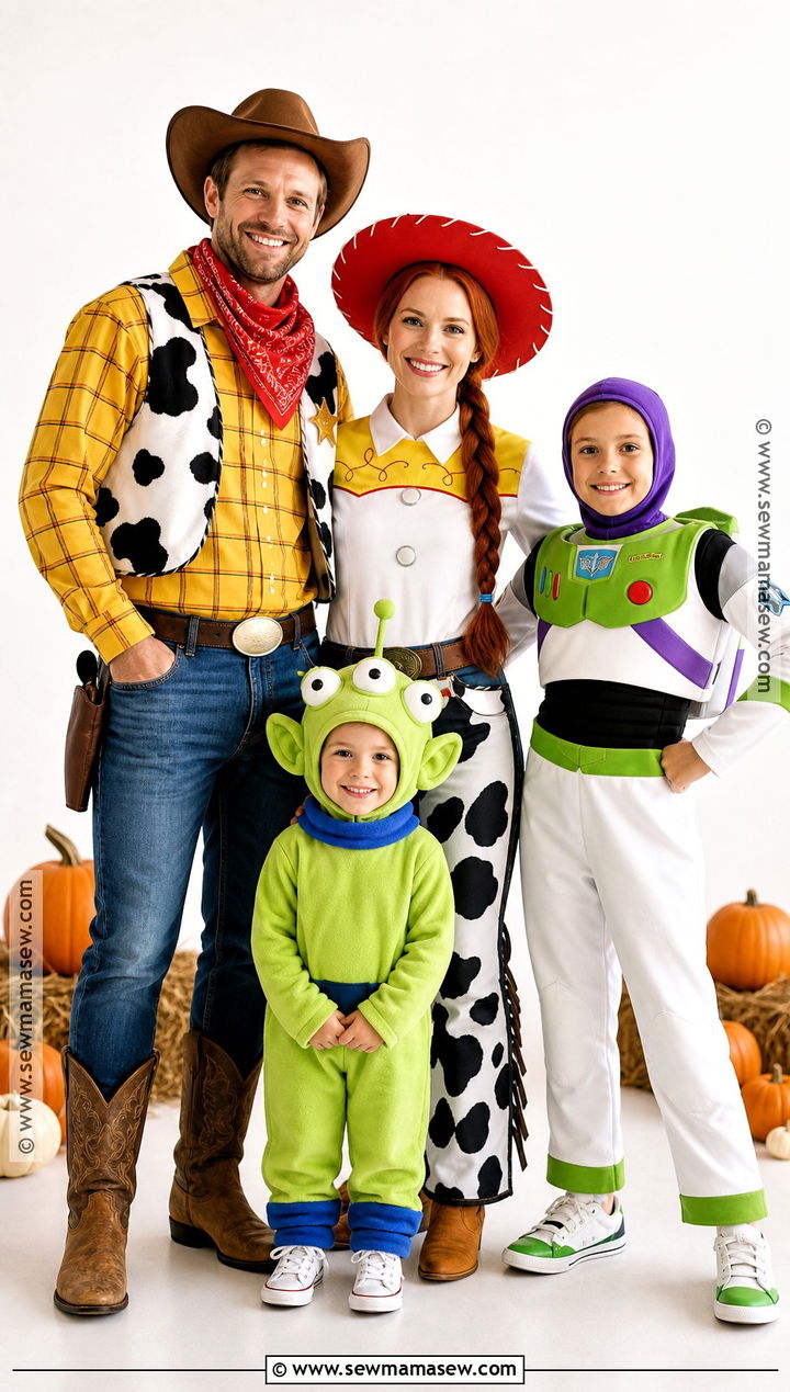 Toy Story Family Costume - 50 family halloween costumes
