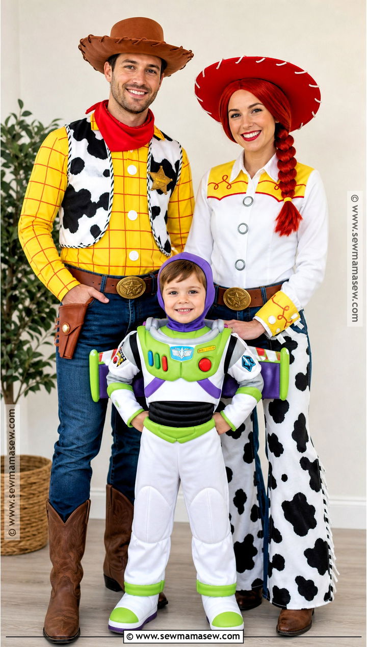 Toy Story Family Costume - 30 family costumes for 3