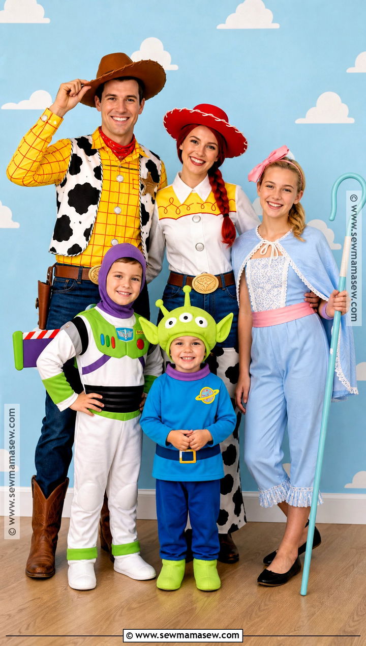 Toy Story Family Costume - 30 family costumes for 5 halloween