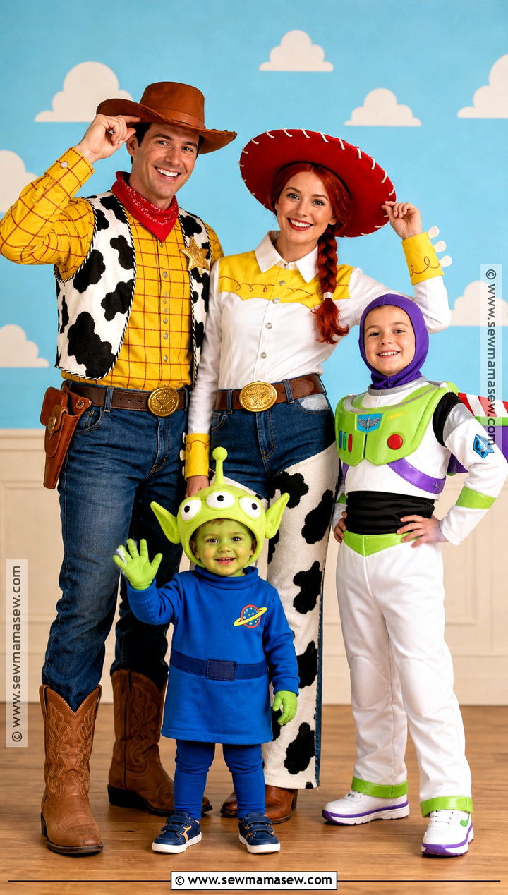 Toy Story Family Costume - 35 family costumes for four