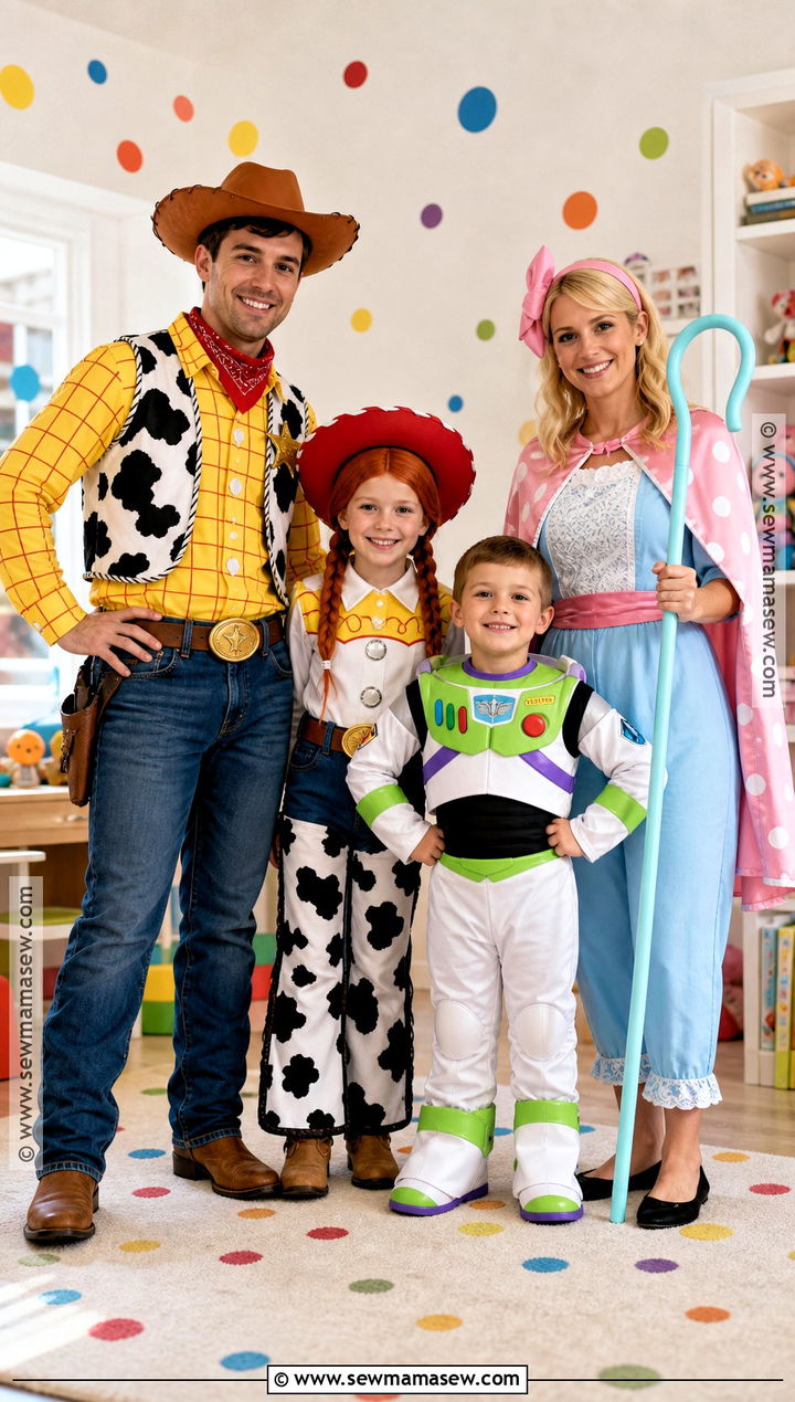 Toy Story Family Costume - 35 family of four halloween costumes