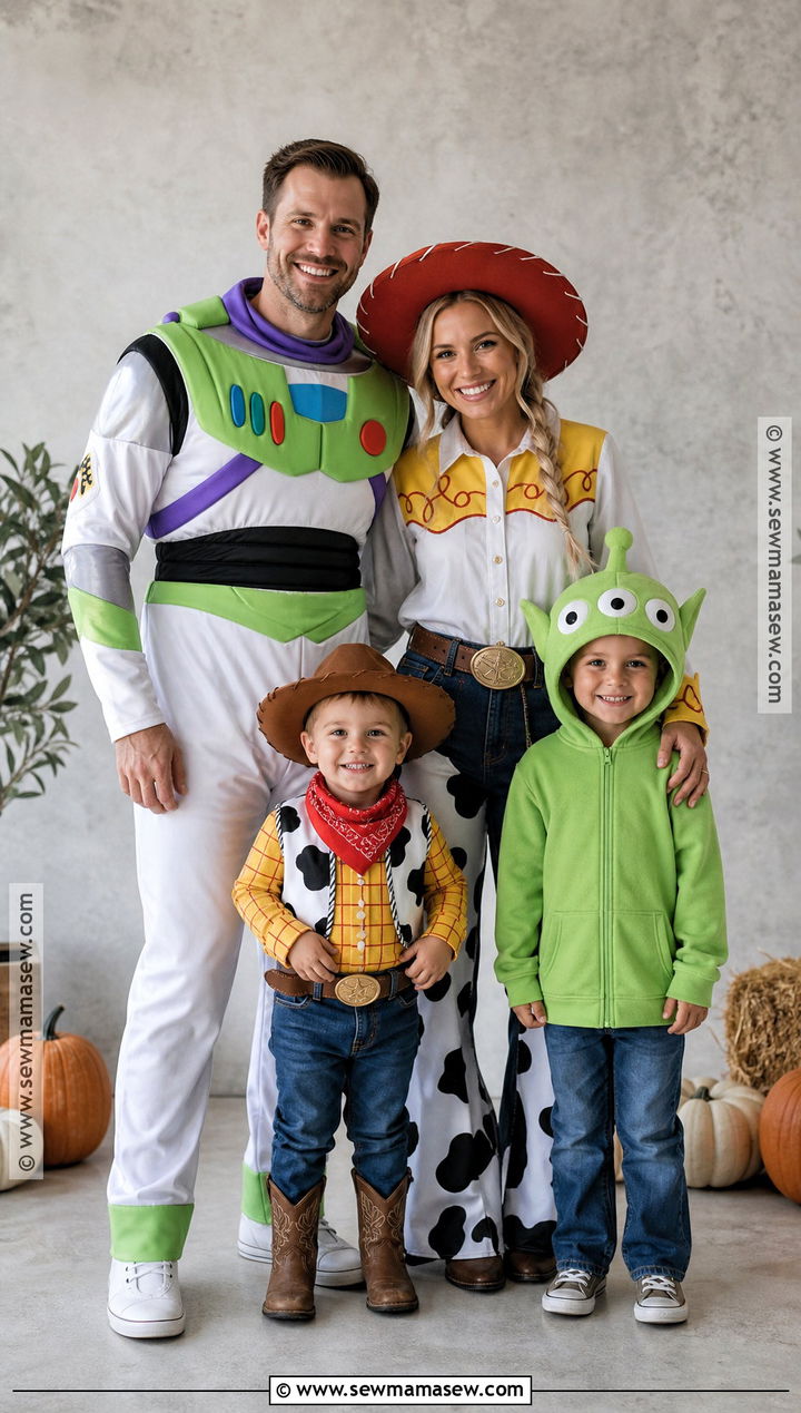 Toy Story Family Costume With Toddler - 35 family halloween costumes with for toddlers