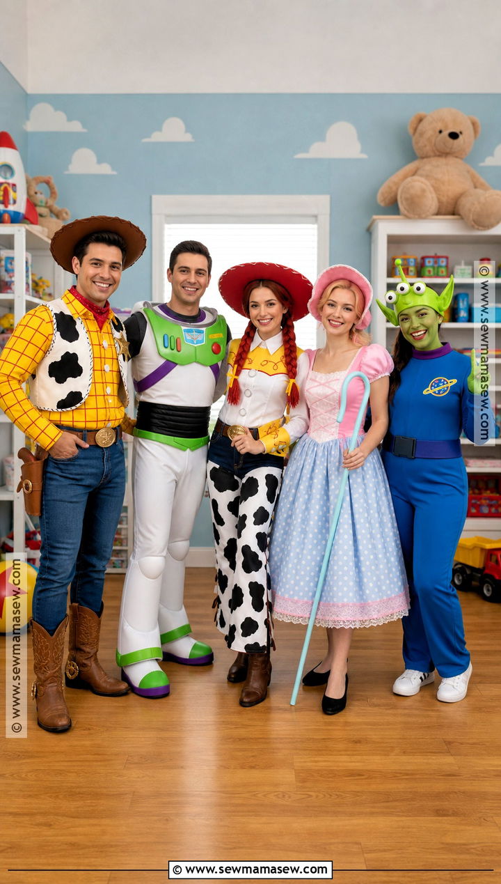 Toy Story Friends Group Costume - 40 cute group halloween costumes