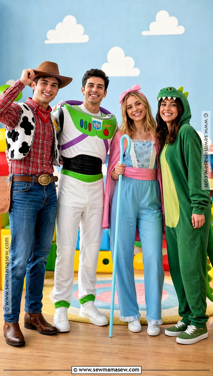 Toy Story Friends Group Costume - 50 halloween costumes college