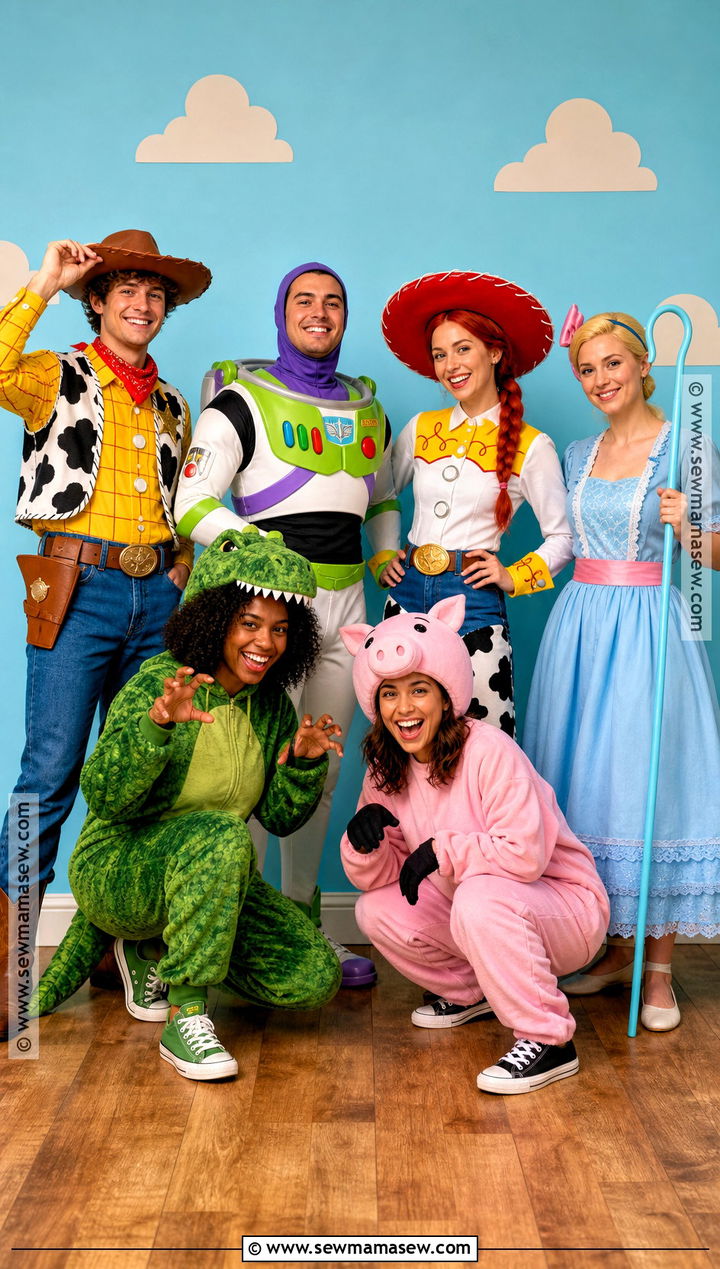 Toy Story Friends Group Costume For Six - 35 toy story group costume ideas