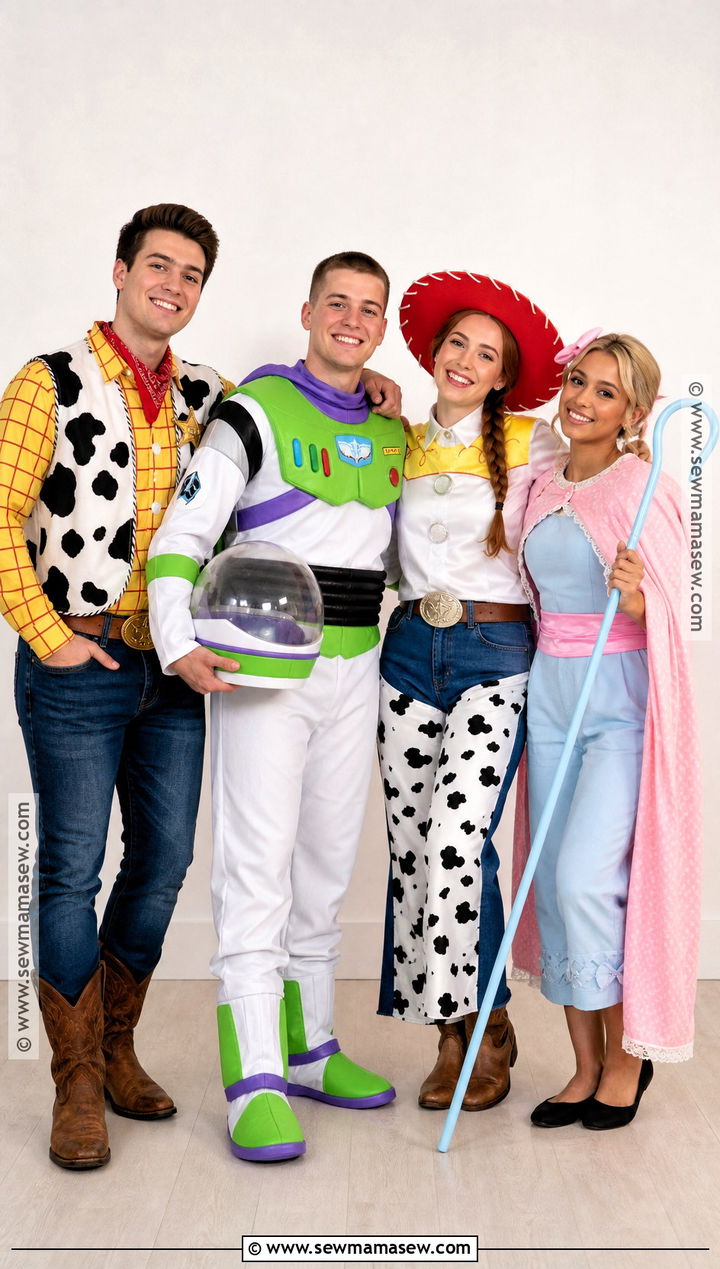 Toy Story Group Costume - 35 Group Halloween Costumes For 4