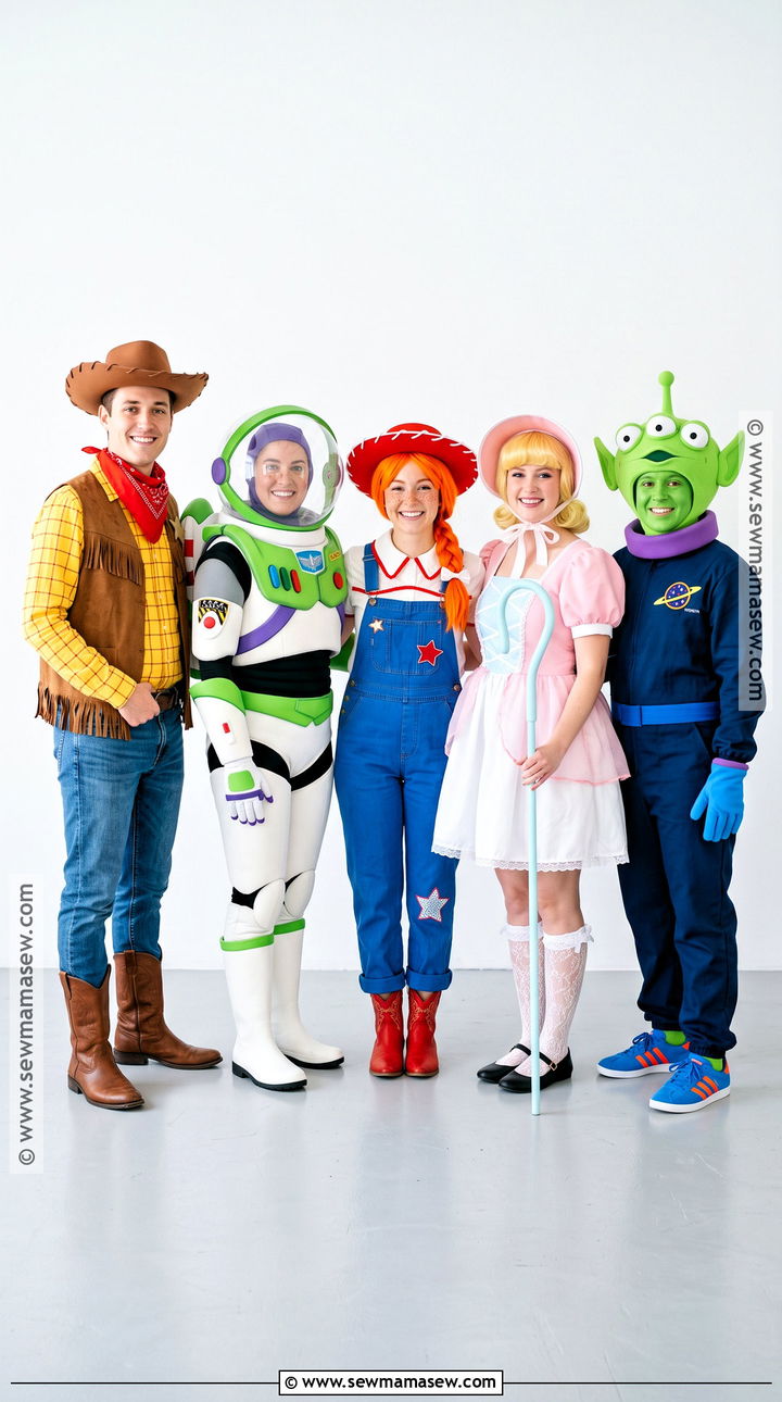 Toy Story Group Costume - 35 halloween costumes 5 people