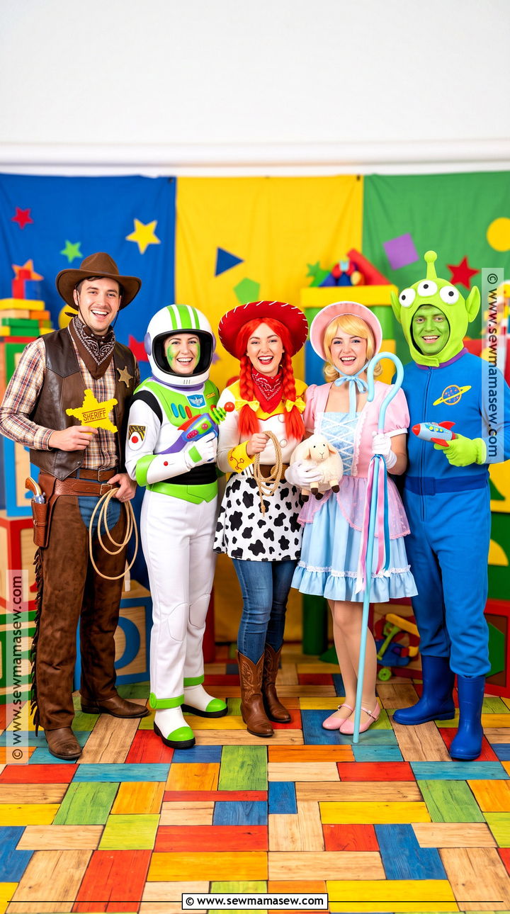 Toy Story Group Costume - 40 5 Person Halloween Costume Ideas