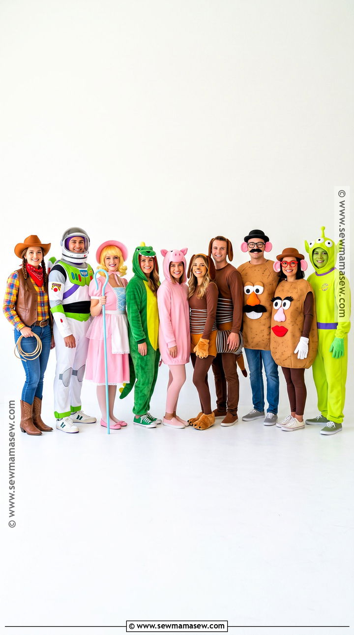 Toy Story Group Halloween Costume - 30 group halloween costumes for 10 people