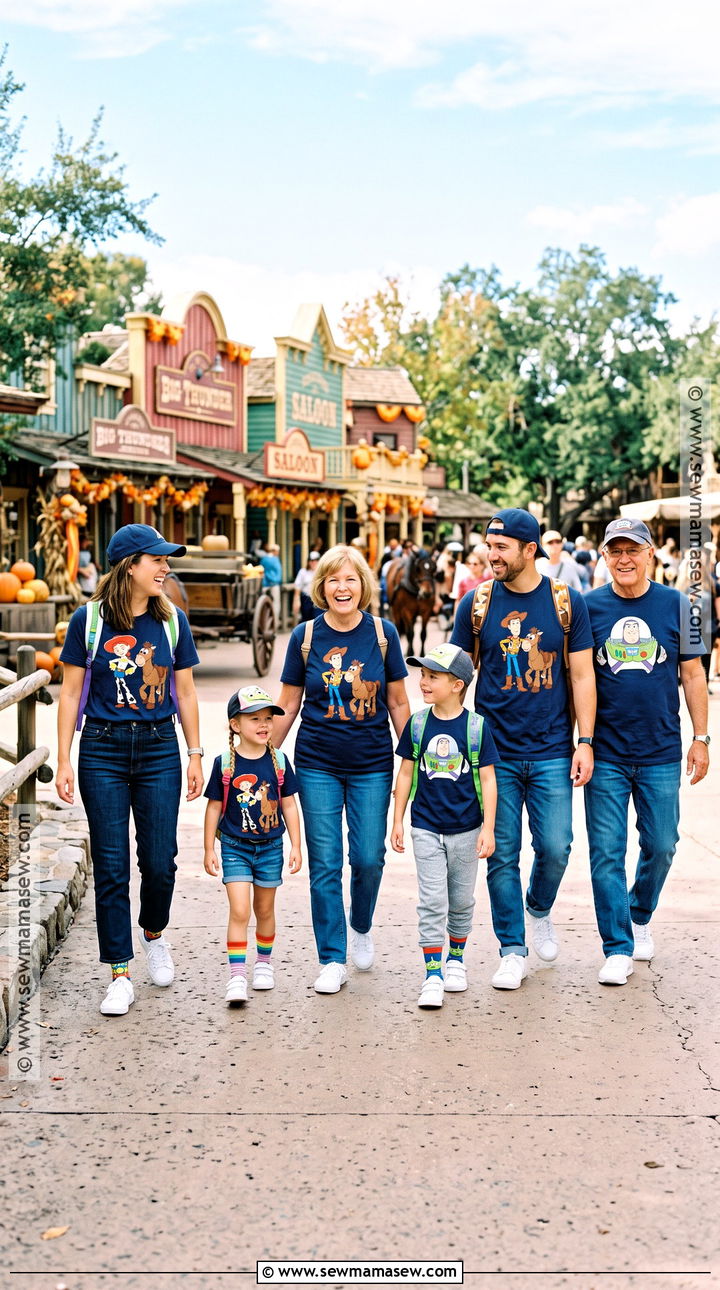 Toy Story Halloween Family Shirt And Denim Outfit - 15 disney october family shirts
