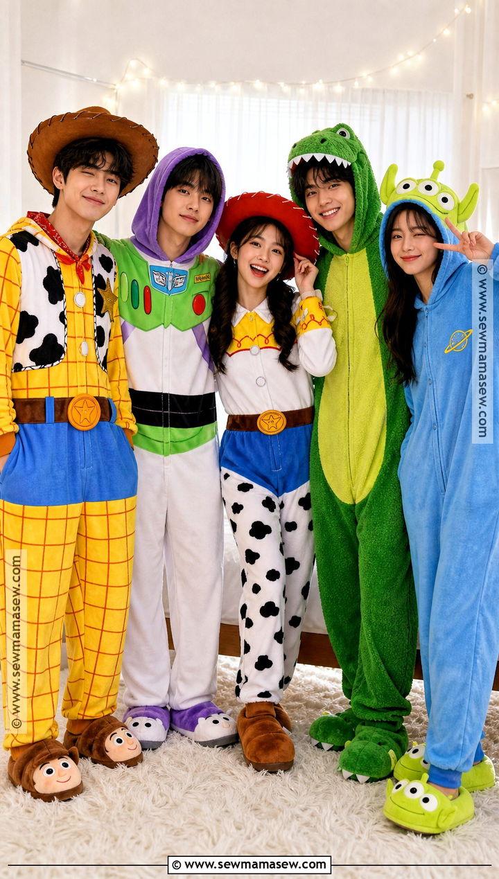 Toy Story Pajama Group Costume - 35 toy story group costume ideas
