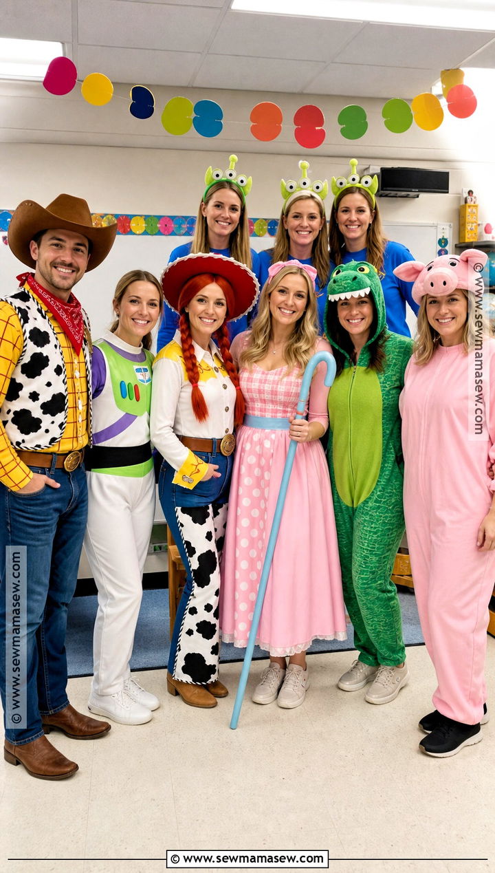 Toy Story Teacher Group Costume - 35 teacher halloween costumes group