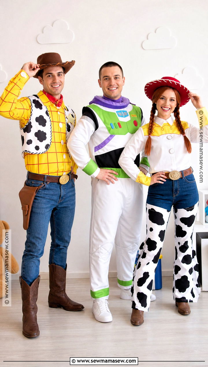 Toy Story Trio Costume - 35 Trio Outfits Halloween