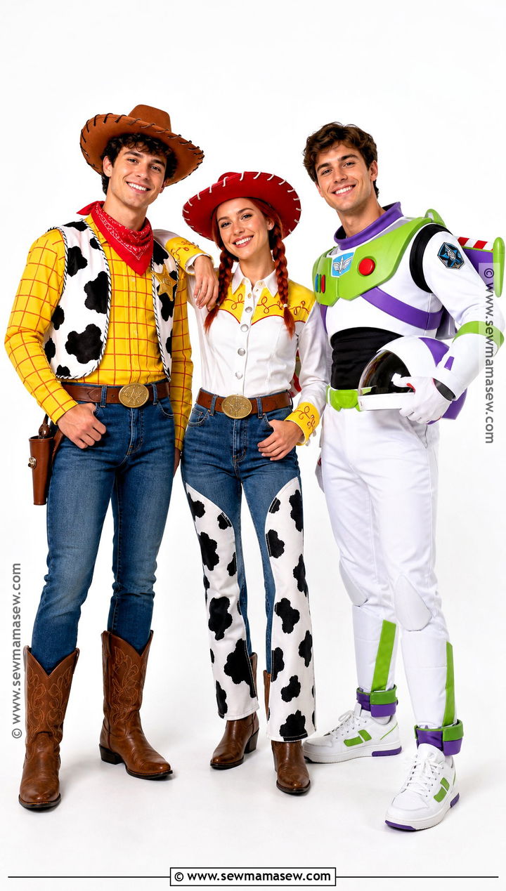 Toy Story Trio Halloween Outfit - 30 3 Ppl Halloween Outfits