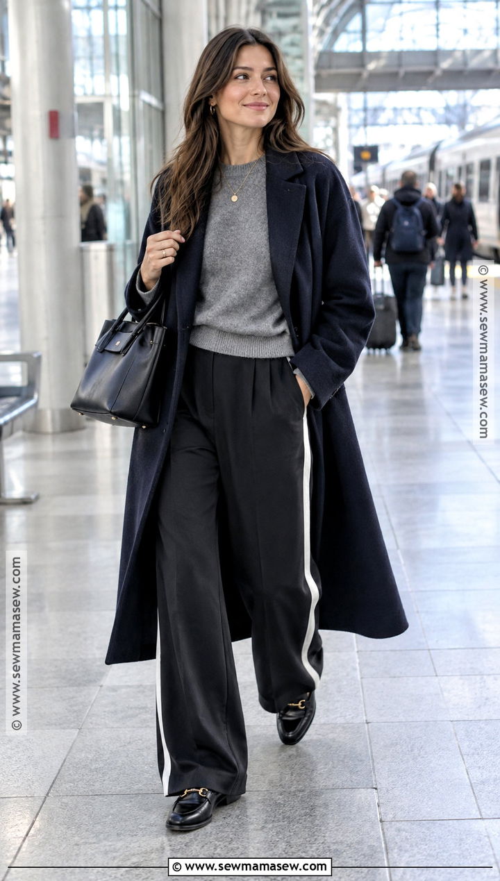 Track Pants And Cashmere Sweater Outfit - 15 fashion for fall ideas 2026