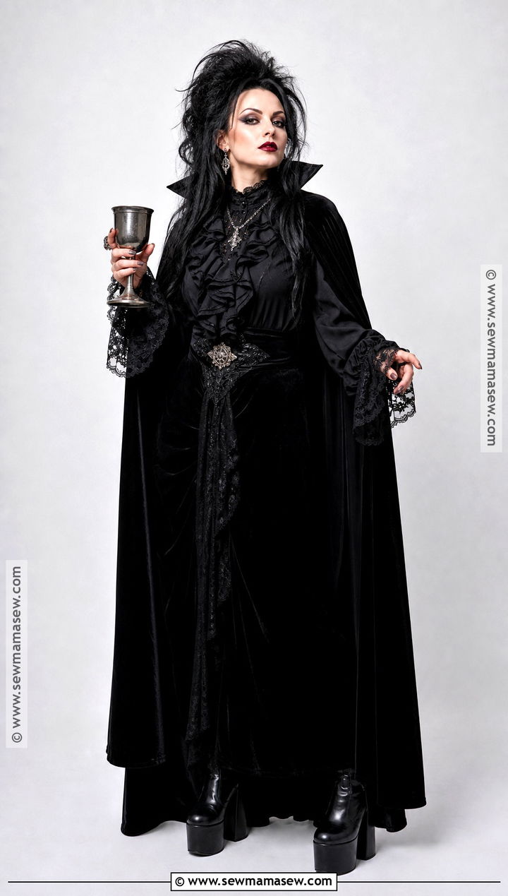 Trad Goth Vampire Costume - 35 alt halloween costume ideas